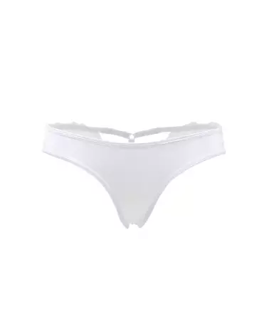 Tanga P5167 blanc Paris Hollywood taille L/XL en lingerie fine-4