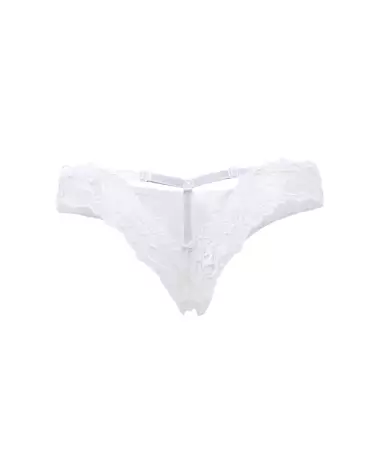Tanga P5167 blanc Paris Hollywood taille L/XL en lingerie fine-5