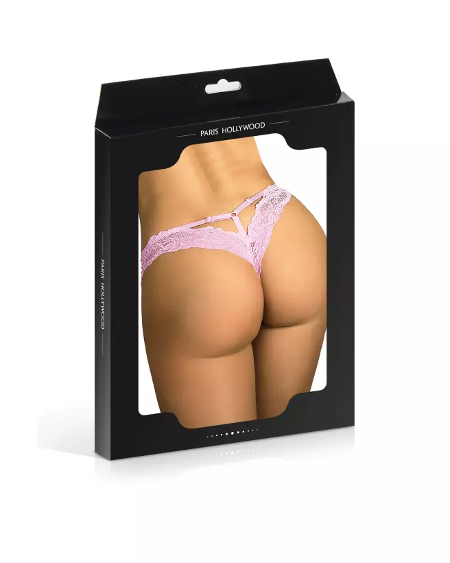 Tanga P5167 rose taille L/XL de Paris Hollywood en lingerie féminine-2