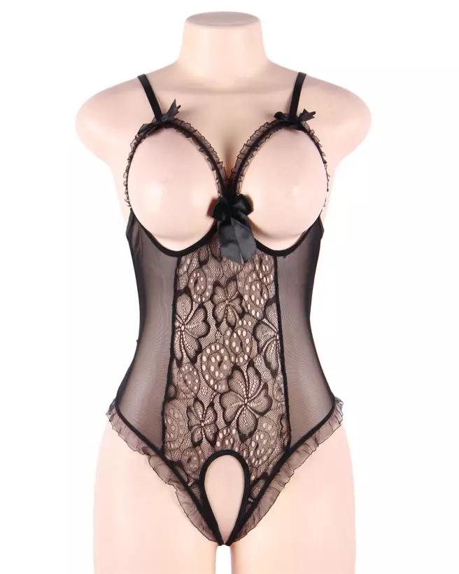 BODY OUVERT R80922 NOIR T.U - image 4