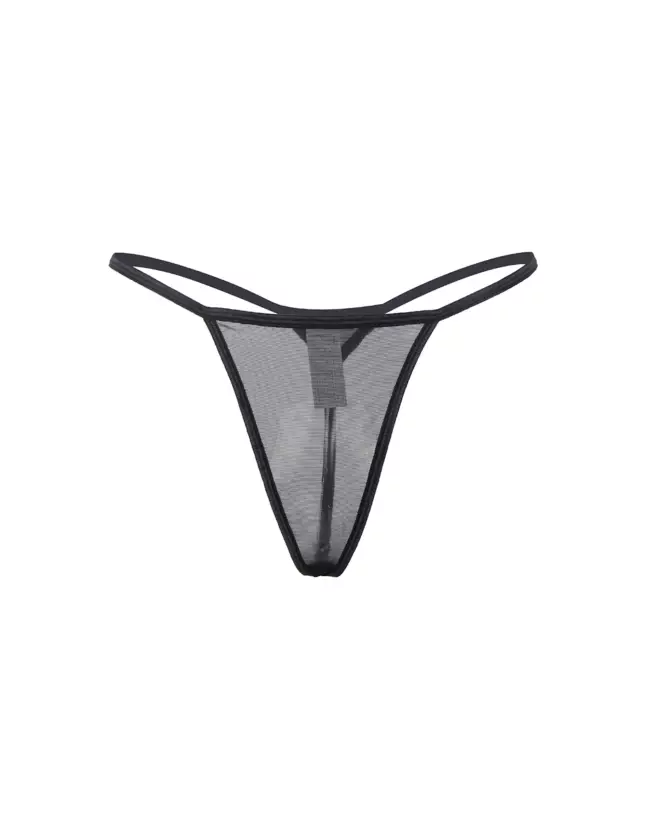 Porte-jarretelles noir en dentelle Paris Hollywood taille L/XL-4