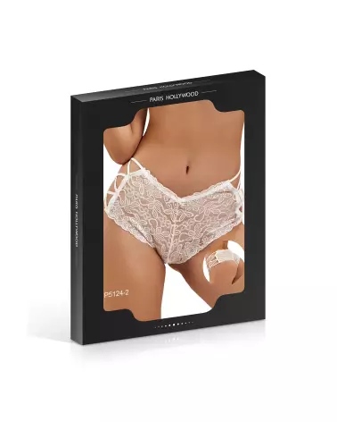 Panty en dentelle blanche Paris Hollywood élégant et confortable-2