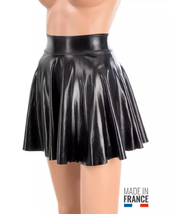 Jupe Charleston noire taille S par Richard Fhal, élégante et sexy-1