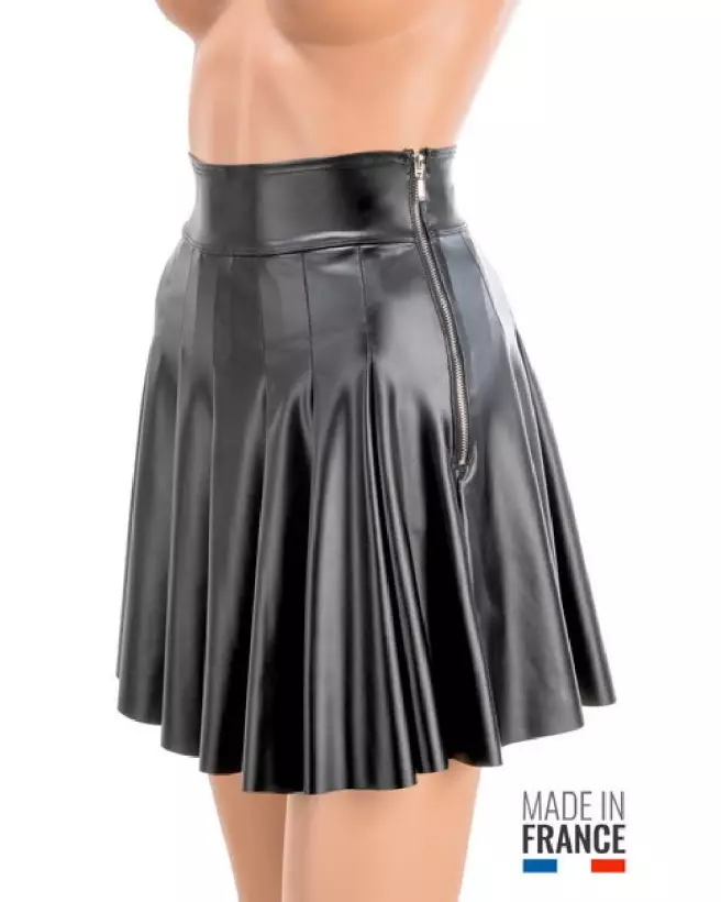 Jupe Manouchka Noir Taille M par Richard Fhal en style Fetish-1