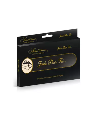 Bandeau yeux noir Sweet Caress pour sommeil réparateur-2