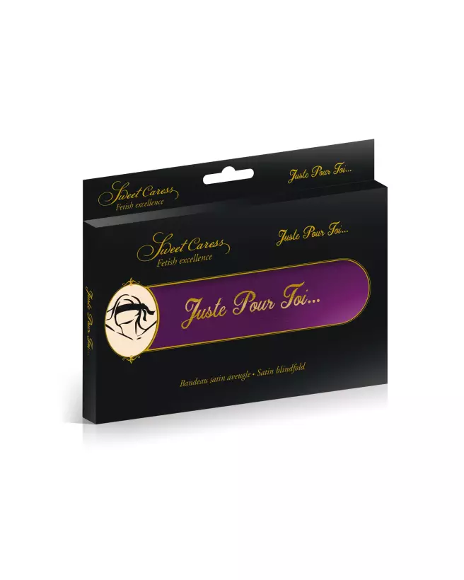 Bandeau yeux pourpre Sweet Caress ajustable confort optimal-2