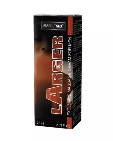 Image du gel LARGER 75ML par Ruf pour le développement du pénis-2