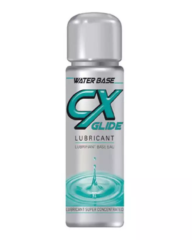 Image du lubrifiant CX Glide Water Base 100 ML, parfait pour une utilisation sûre et naturelle-1
