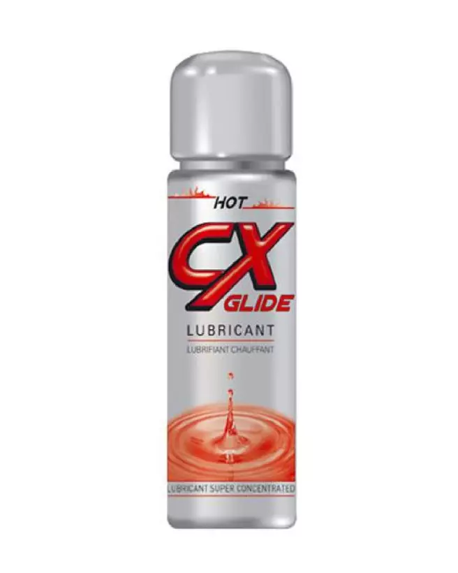 Image du lubrifiant chauffant CX GLIDE HOT 100 ML pour une expérience intime améliorée-1