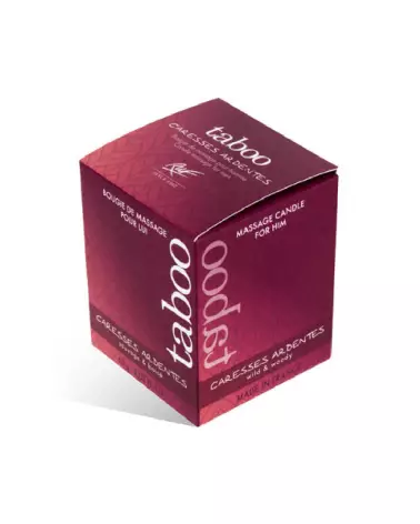 Bougie de massage TABOO FOR HIM par Ruf pour moments sensuels-2
