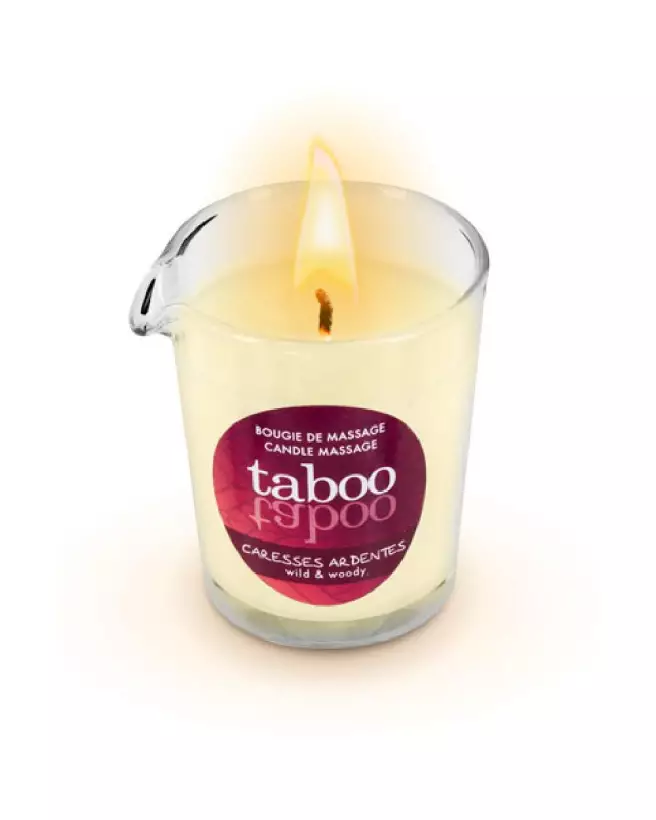 Bougie de massage TABOO FOR HIM par Ruf pour moments sensuels-3