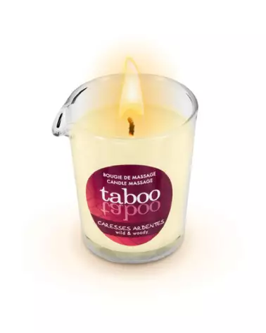 Bougie de massage TABOO FOR HIM par Ruf pour moments sensuels-3