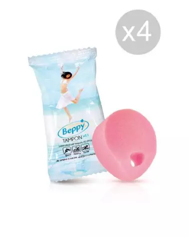Image des tampons Beppy Soft Comfort Wet x4 pour hygiène intime-1