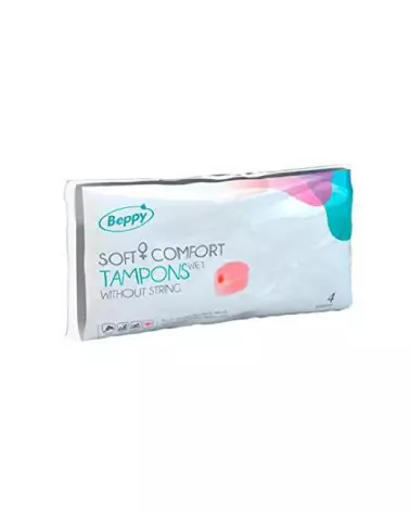 Image des tampons Beppy Soft Comfort Wet x4 pour hygiène intime-2