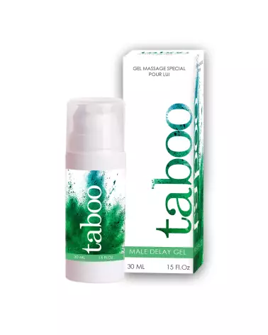 Image du gel retardant TABOO Male Delay 30ml de Ruf pour contrôler l'éjaculation-1