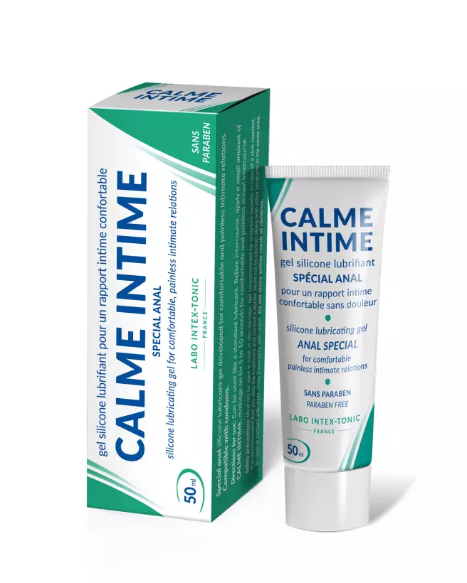 Image de CALME INTIME 50 ML lubrifiant anal par LABO INTEXTONIC pour confort optimal-1