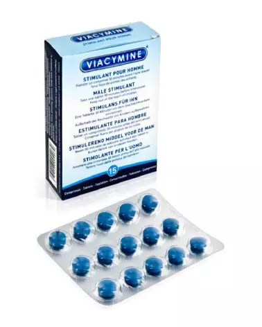 Image Viacymine Homme 15 Comprimés - Stimulant Libido et Érection-1