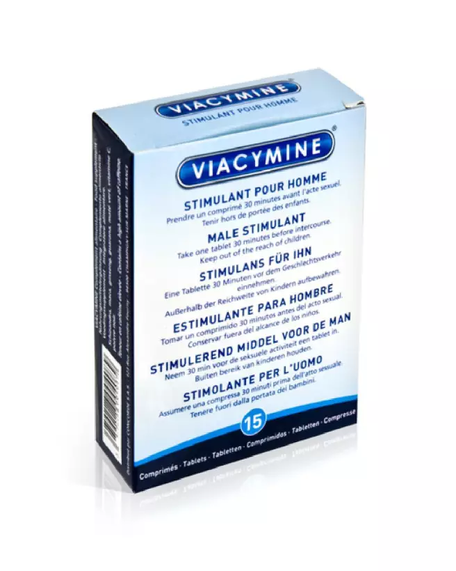 Image Viacymine Homme 15 Comprimés - Stimulant Libido et Érection-2