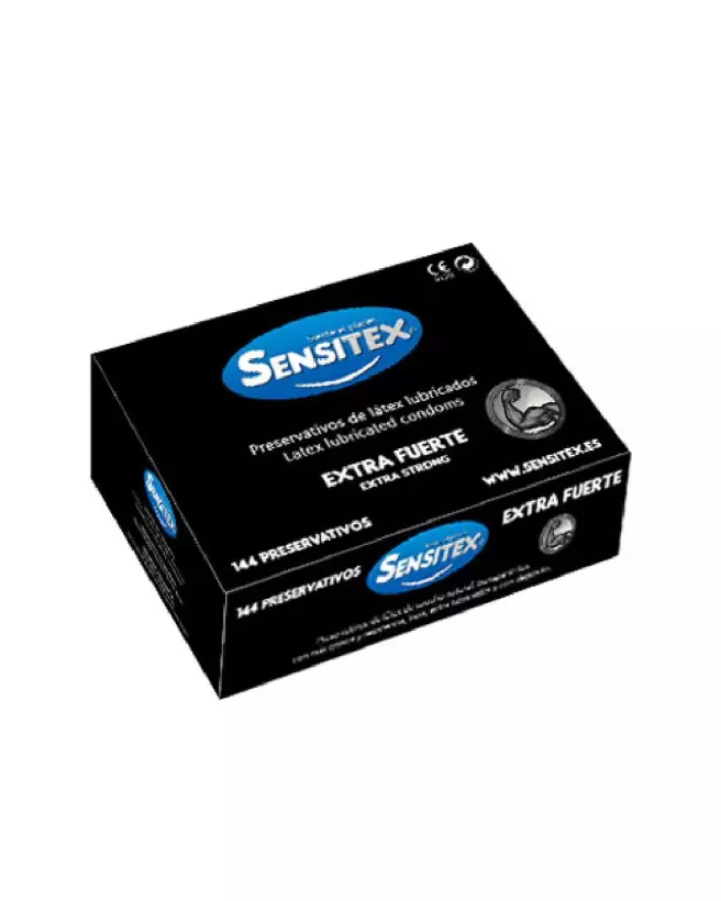 Image préservatifs SENSITEX EXTRA STRONG 144 haute résistance-2