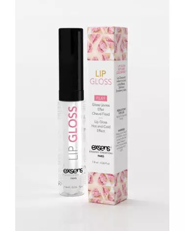 Image du Gloss Oral Fresh Hot Fraise d'Exsens avec effet chaud et froid-1