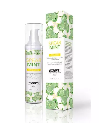 Image de l'Huile de Massage Exsens à la Menthe Fraîche Bio-1