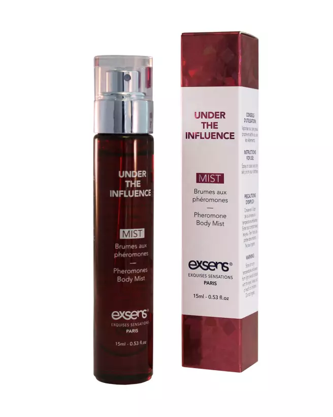 Image du parfum Under the Influence 15ml par Exsens, séduisant avec phéromones pour femmes-1