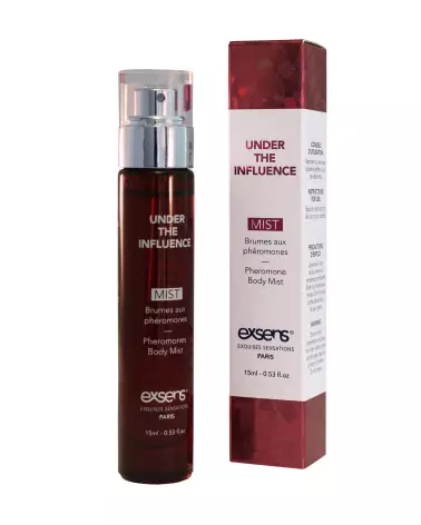 Image du parfum Under the Influence 15ml par Exsens, séduisant avec phéromones pour femmes-1
