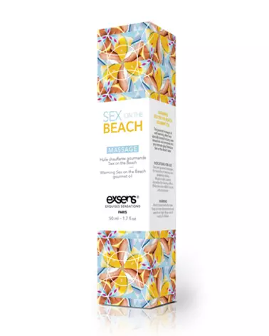Huile de massage Exsens Hot Sex on the Beach effet chauffant pour moments intimes-2