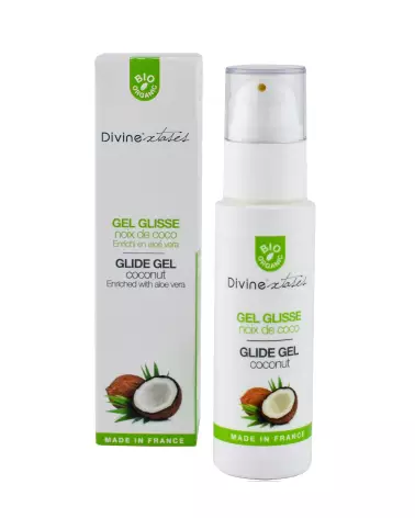 Image Gel Glisse Noix de Coco 100ml Divine Xtases Lubrifiant Bio-1