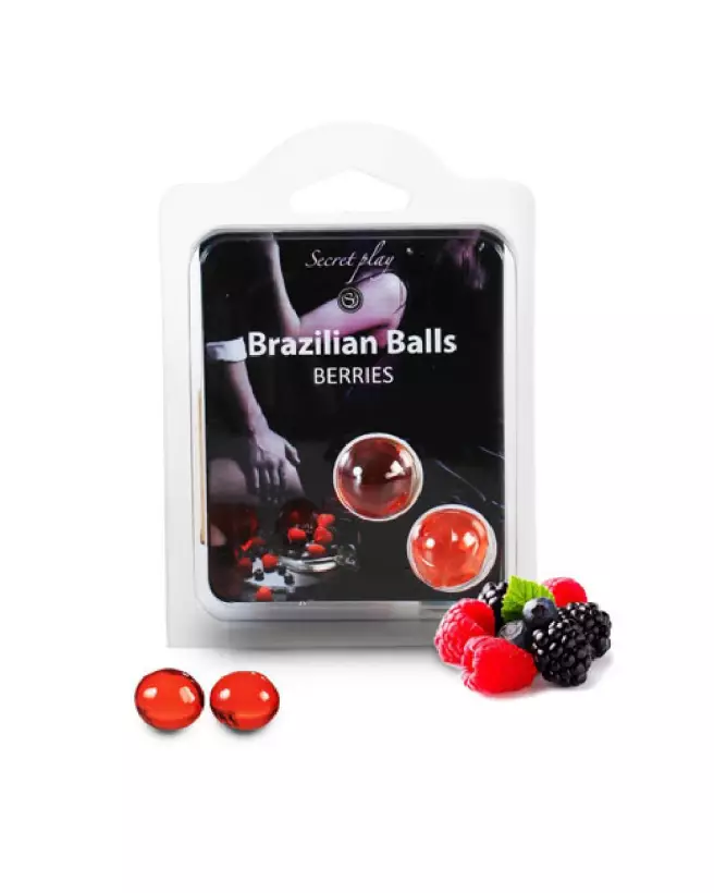 Image du Set 2 Brazilian Balls Flavor BL de SECRET PLAY - Boules Brésiliennes Aromatisées-1