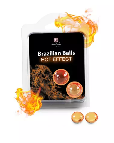 Image des Brazilian Balls HOT EFECT de SECRET PLAY - Stimulant Intime Chauffant-1