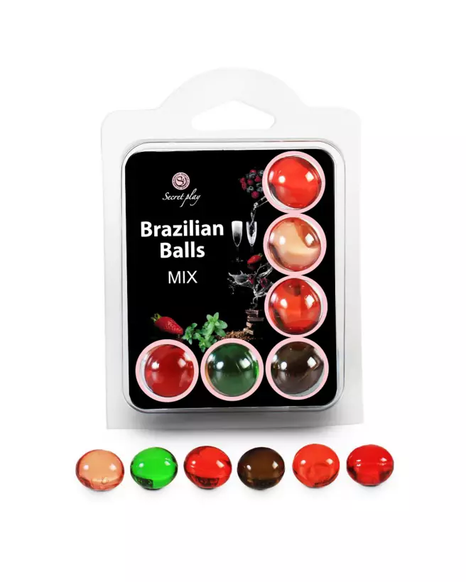 Image des Brazilian Balls fruitées de Secret Play - Ensemble de 6 boules brésiliennes-1
