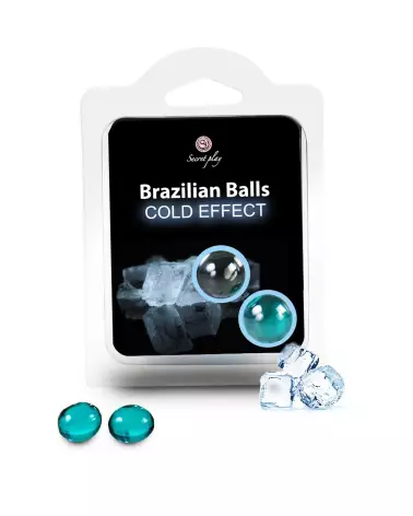 Set de 2 Boules Brésiliennes Effet Froid Secret Play - Image du produit-1