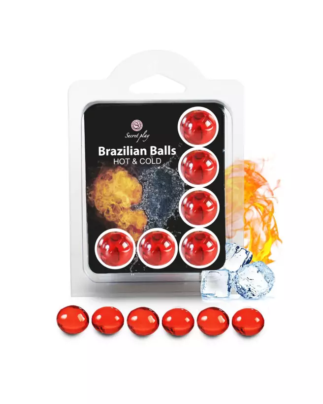 Image des boules brésiliennes HOT&COLD de SECRET PLAY pour sensations thermiques alternées-1