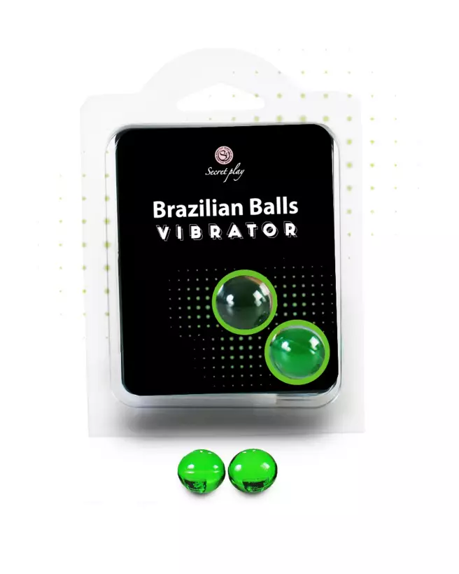 Image du Set 2 Brazilian Balls Vibrator par SECRET PLAY, boules vibrantes élégantes pour plaisir intense-1