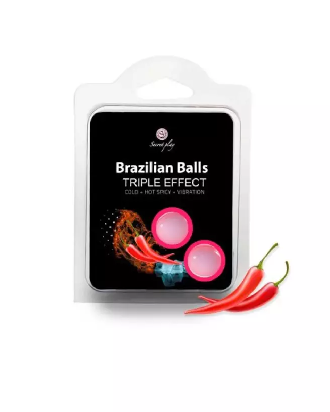 Image Set 2 Brazilian Balls Triple EF Secret Play - Boules Brésiliennes Lubrifiantes Enhanced Pleasure-1