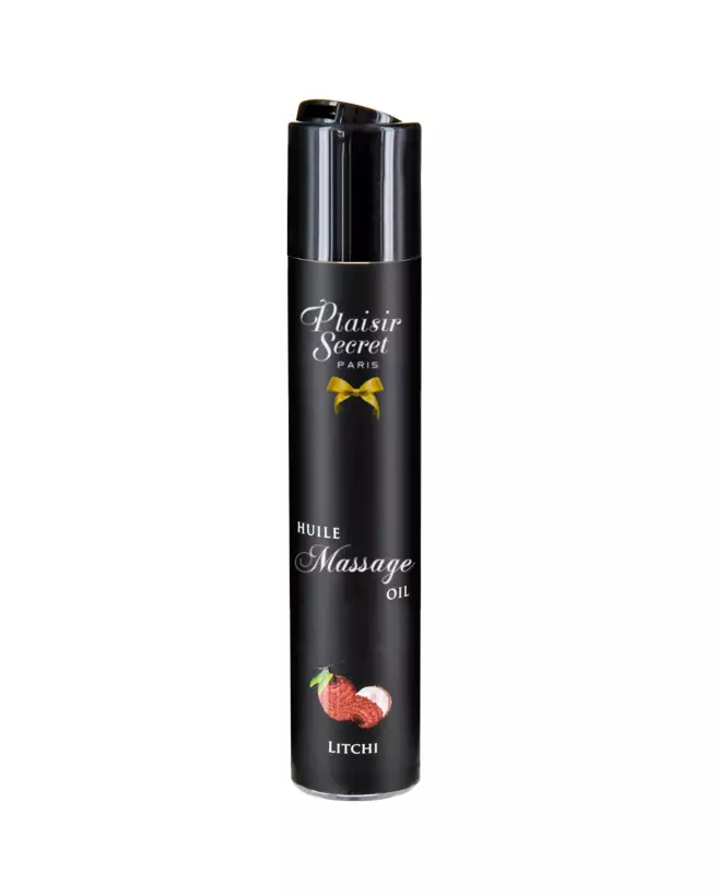 Huile de Massage Litchi Comestible Plaisir Secret 59ml - Parfait pour Soirées Romantiques-3