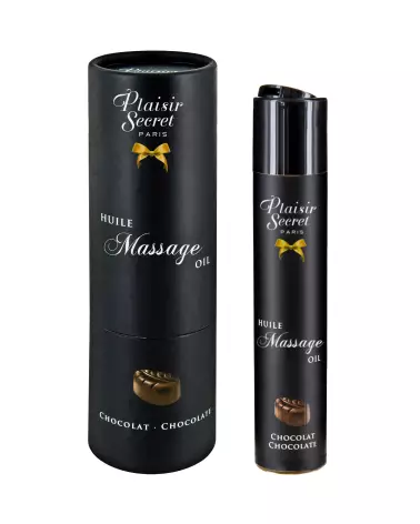 Huile de Massage Chocolat Plaisir Secret 59ml Comestible et Sensuelle-1
