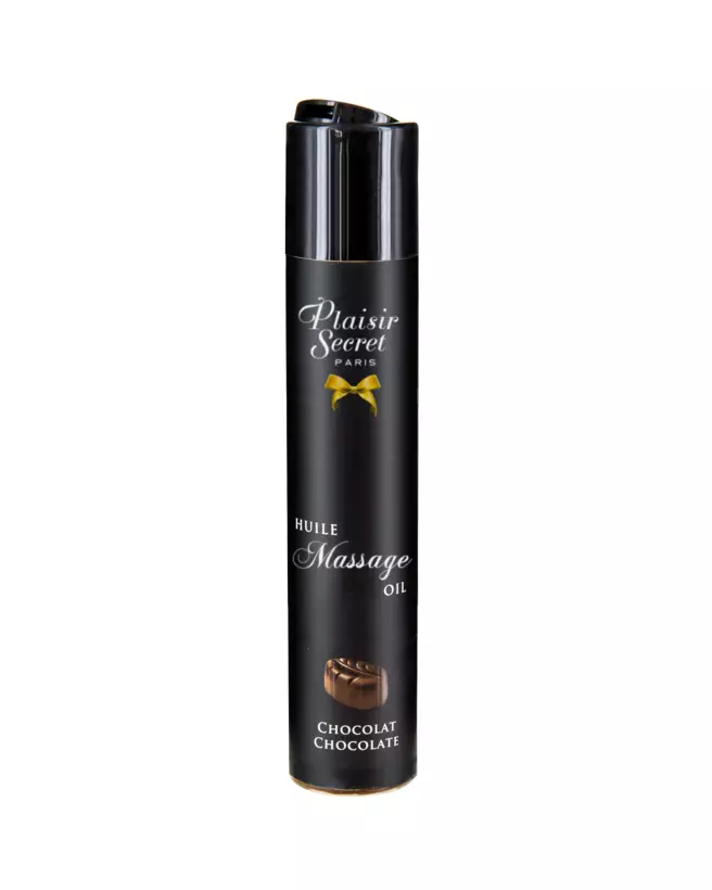 Huile de Massage Chocolat Plaisir Secret 59ml Comestible et Sensuelle-3