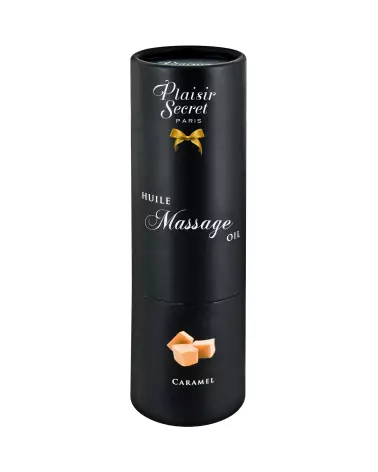 Huile de Massage Comestible Caramel Plaisir Secret 59ml pour Sensualité-2