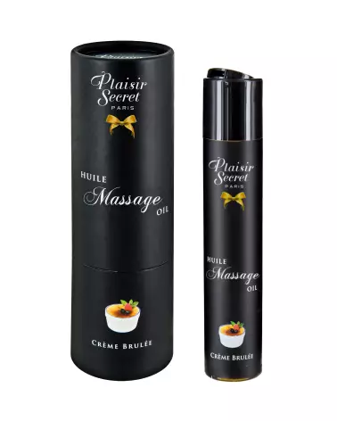 Huile de massage Plaisir Secret Crème Brûlée 59ml pour moments sensuels-1