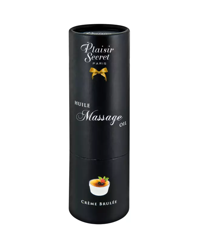 Huile de massage Plaisir Secret Crème Brûlée 59ml pour moments sensuels-2