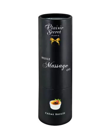 Huile de massage Plaisir Secret Crème Brûlée 59ml pour moments sensuels-2