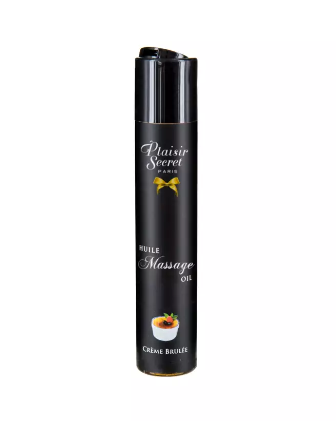 Huile de massage Plaisir Secret Crème Brûlée 59ml pour moments sensuels-3