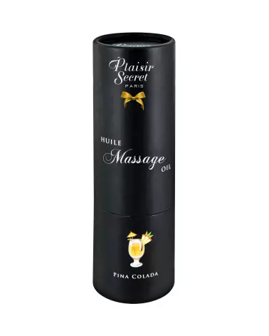 Huile de massage Pina Colada Plaisir Secret 59ml comestible et aromatique-2