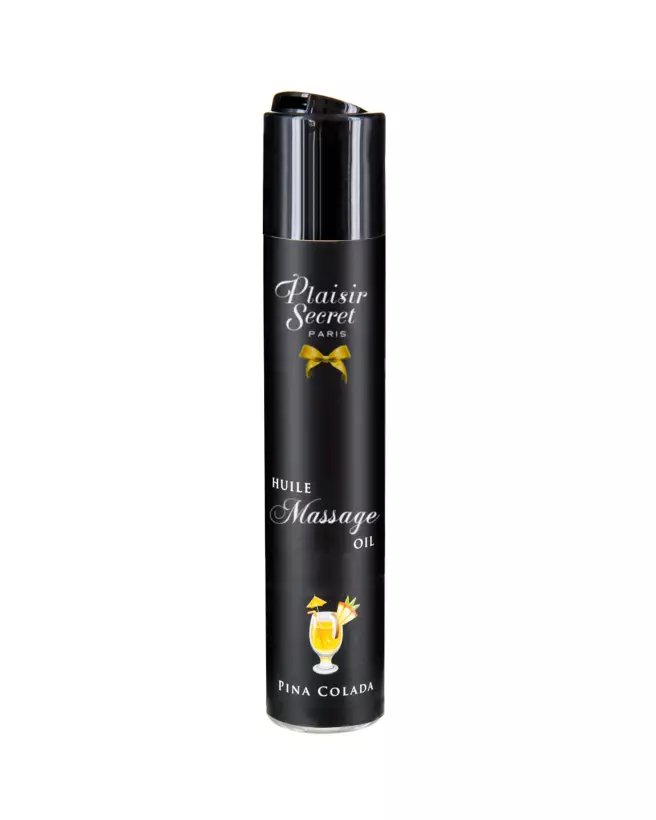 Huile de massage Pina Colada Plaisir Secret 59ml comestible et aromatique-3