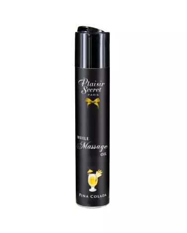 Huile de massage Pina Colada Plaisir Secret 59ml comestible et aromatique-3