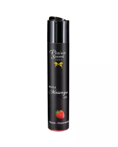 Huile de Massage Fraise Comestible Plaisir Secret 59ml pour Moments Sensuels-3