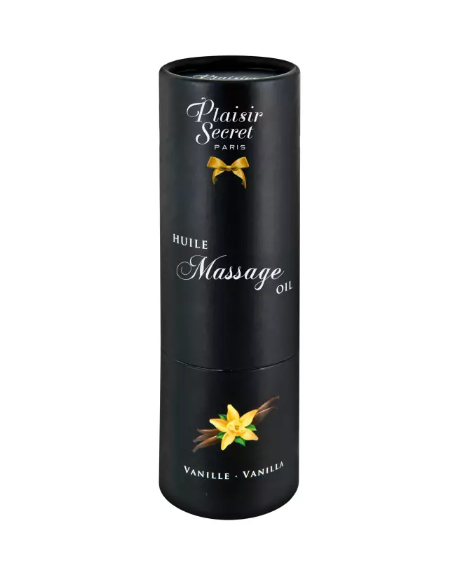Huile de Massage Vanille Plaisir Secret 59ml Comestible et Sensuelle-2