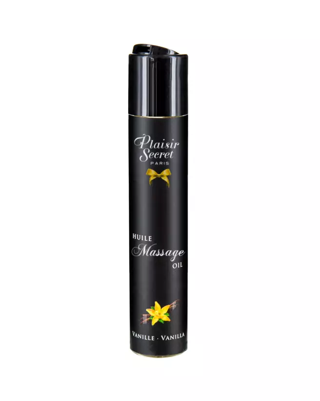 Huile de Massage Vanille Plaisir Secret 59ml Comestible et Sensuelle-3